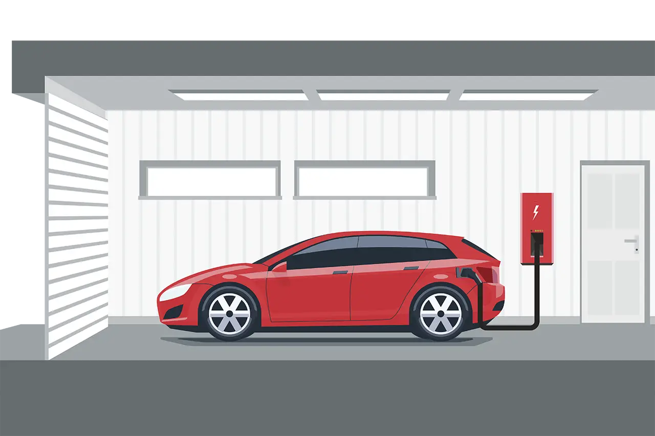 Sähköauto latauspiste