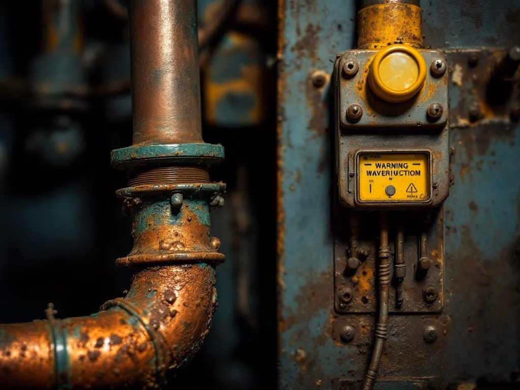 Vanhentuneet putket, sähköpaneeli ja termostaatti osoittavat kodin infrastruktuurin korjaustarpeita